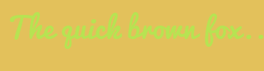 Image with Font Color B7E352 and Background Color E3C15B